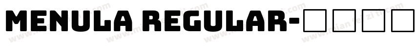 MENULA Regular字体转换
